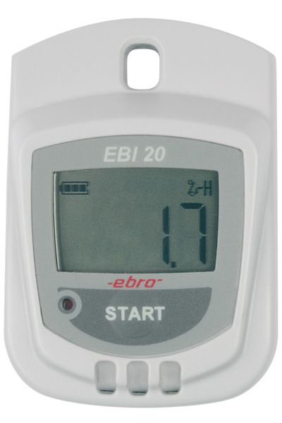Standardowy rejestrator danych temperatury / wilgotności EBI 20-TH1