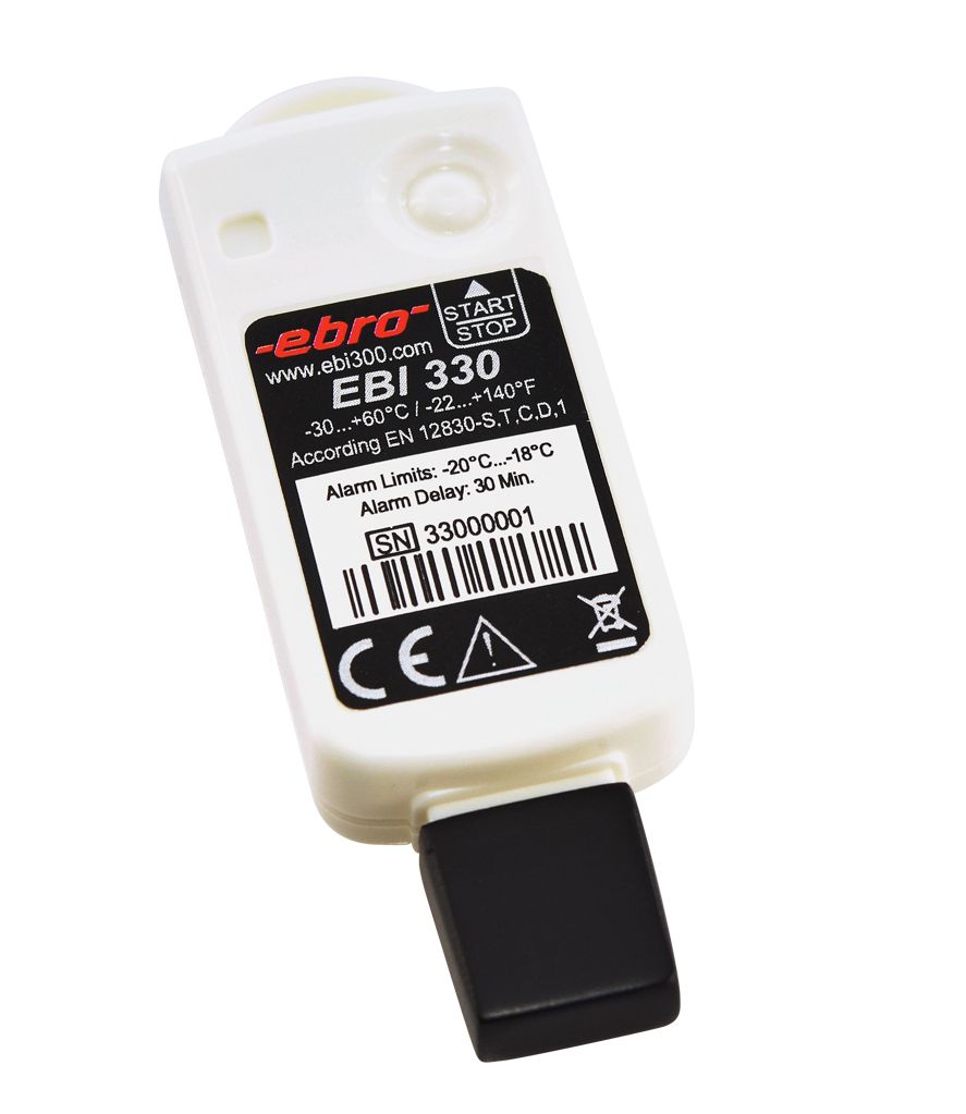 Jednorazowy rejestrator danych temperatury EBI 330-T30